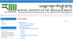 Desktop Screenshot of moodle.rim.edu.bt
